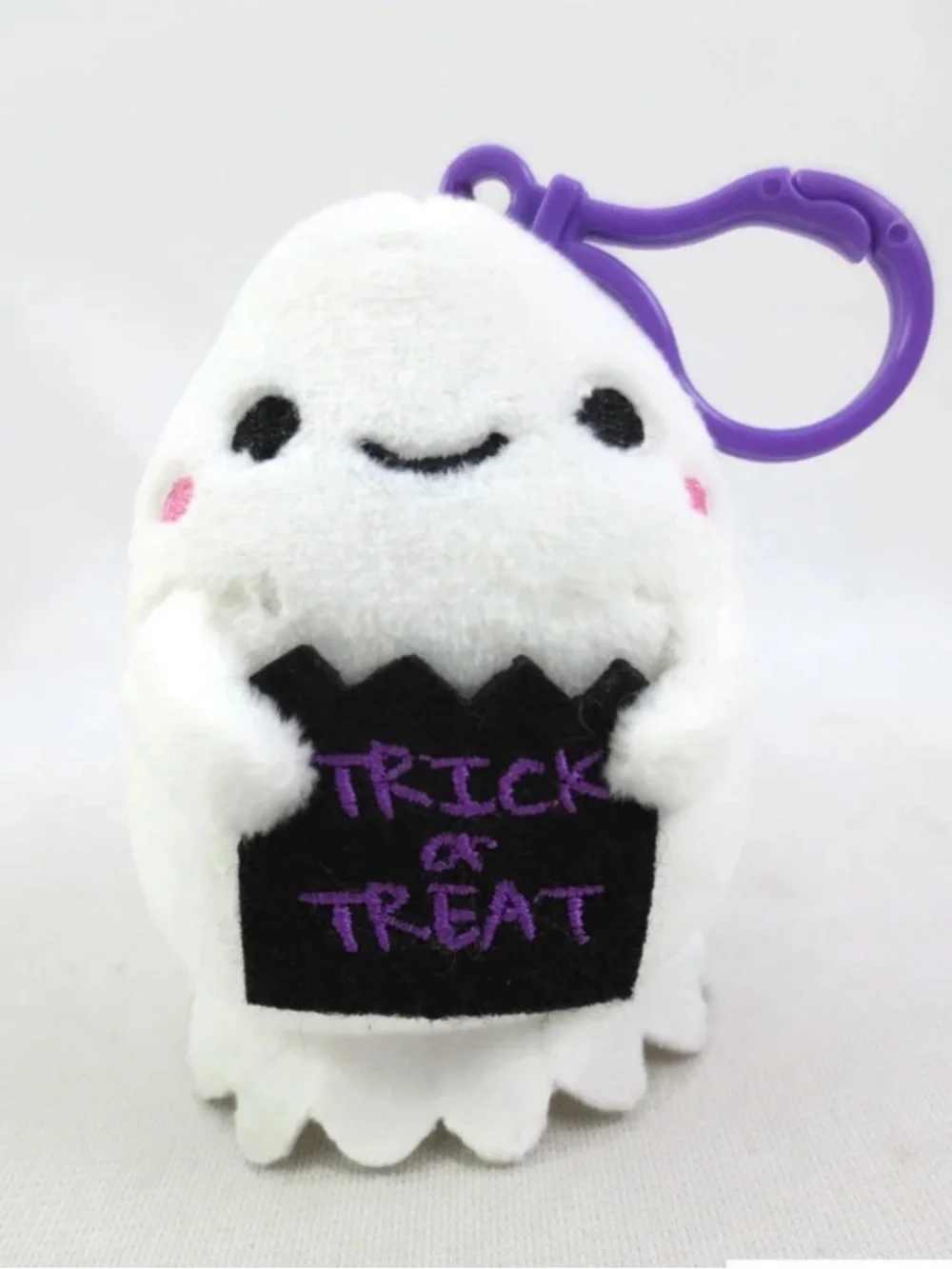 Plush Ghost Keychain 